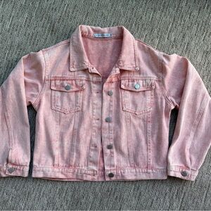 Women's Pink Denim Jacket